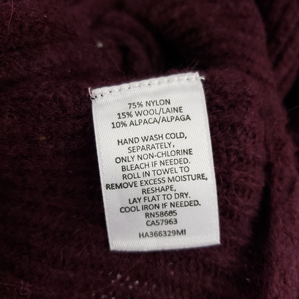Halogen Wool Blend Ribbed Sweater - Picture 4 of 6